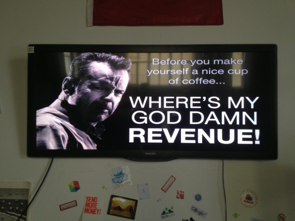 Node5 flat screen motivation poster